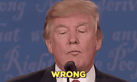 Trump wrong gif